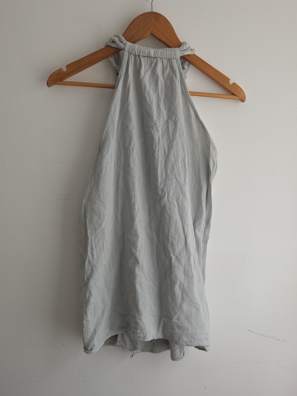 Nautical Rope Grey Tank Blouse - Picture 5 of 8